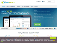Tablet Screenshot of nutriprofits.com